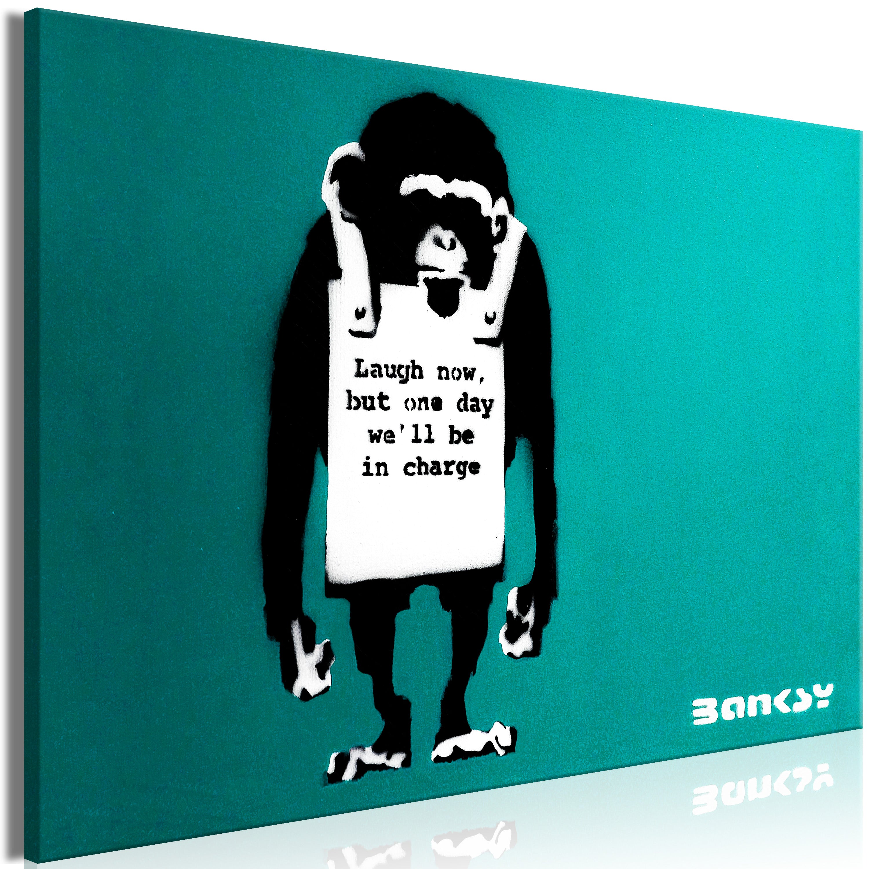 Canvas Print Vertical Angry Monkey (1 Part)
