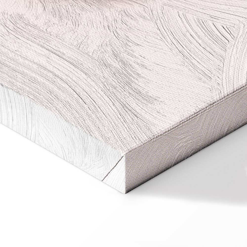 Elephant Amid Pink Flowers Animal Canvas Print