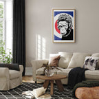 Monkey Queen Street Art Poster