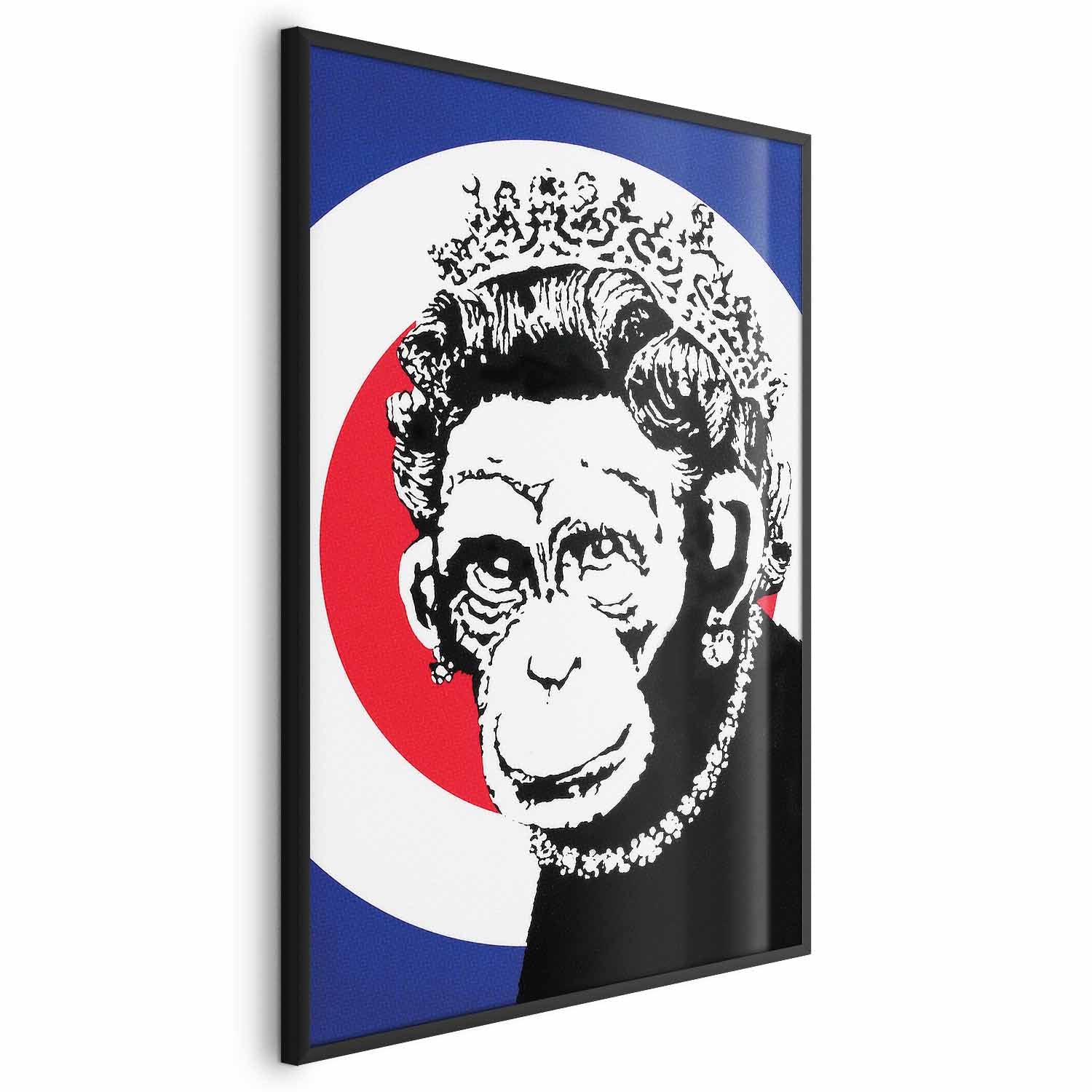 Monkey Queen Street Art Poster