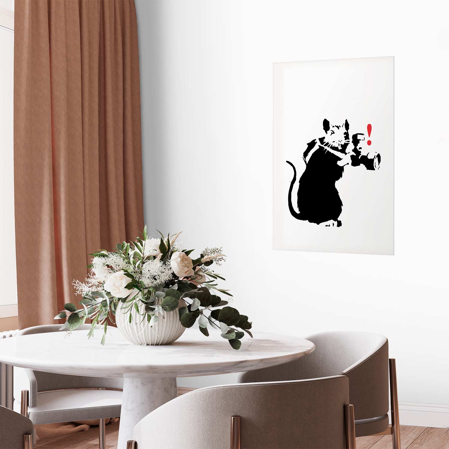 Graffiti Photographer Rat Street Art Poster