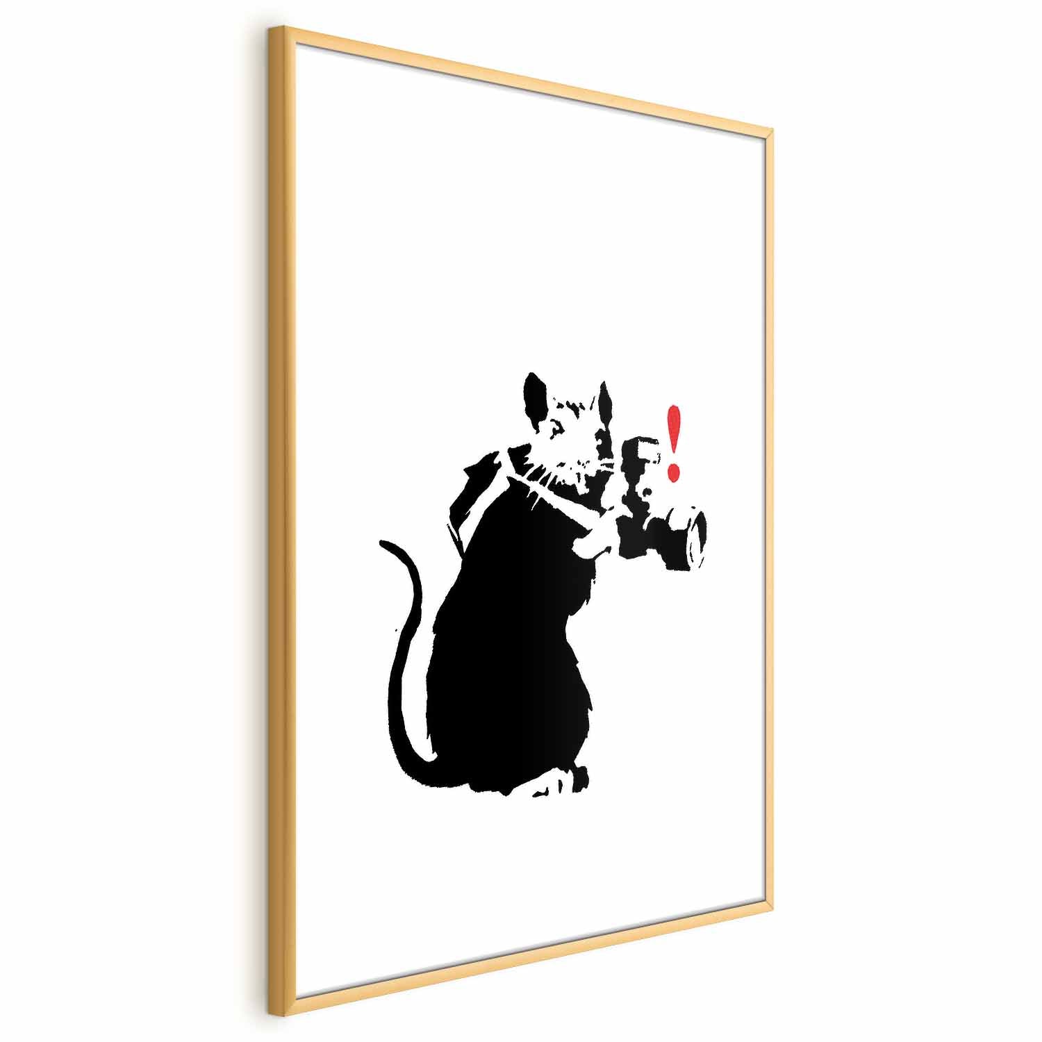 Graffiti Photographer Rat Street Art Poster