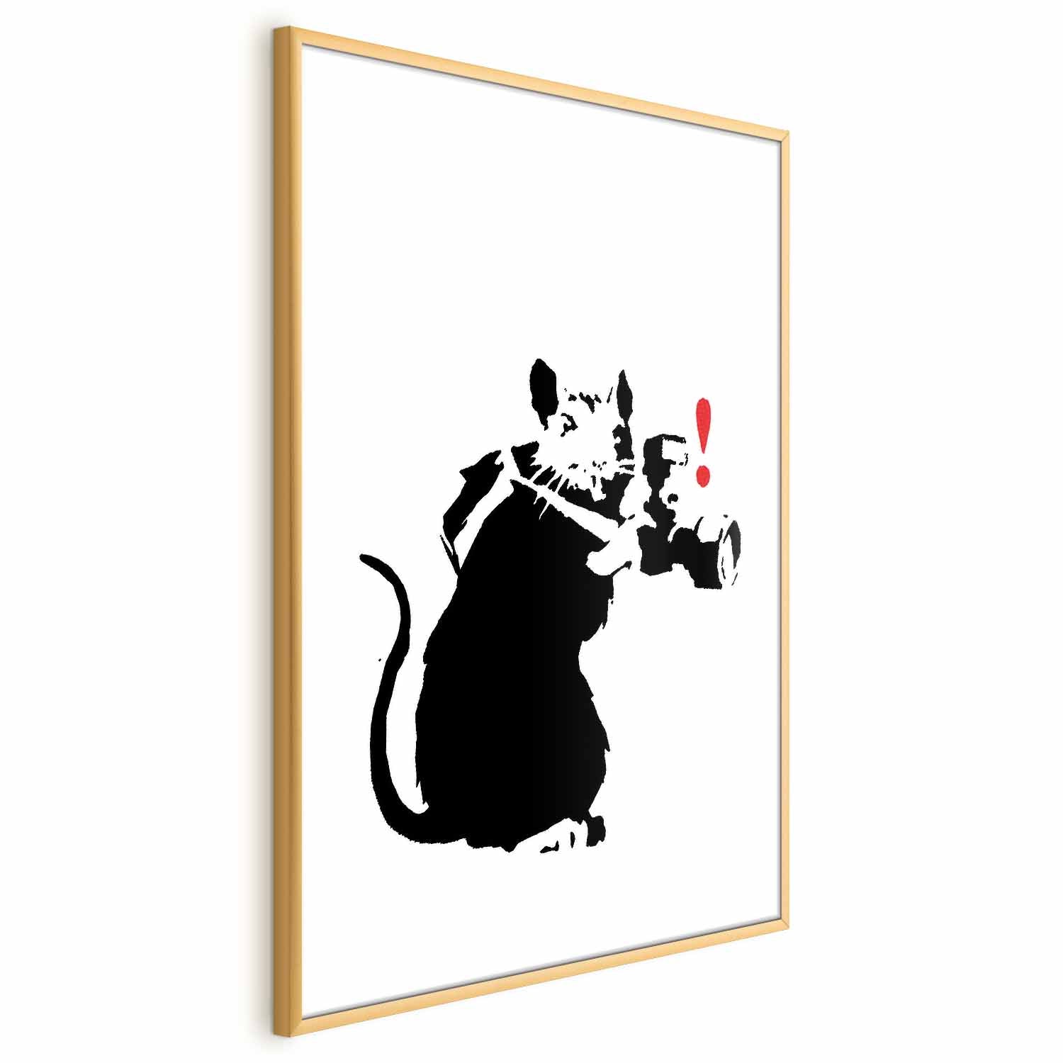 Graffiti Photographer Rat Street Art Poster