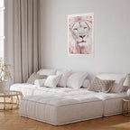 Lion Portrait Animal Poster