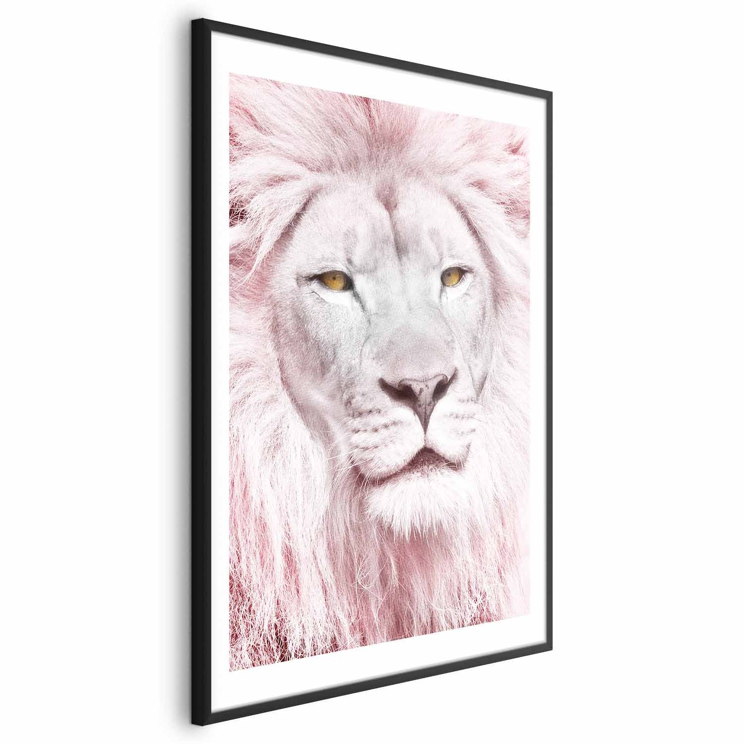 Lion Portrait Animal Poster
