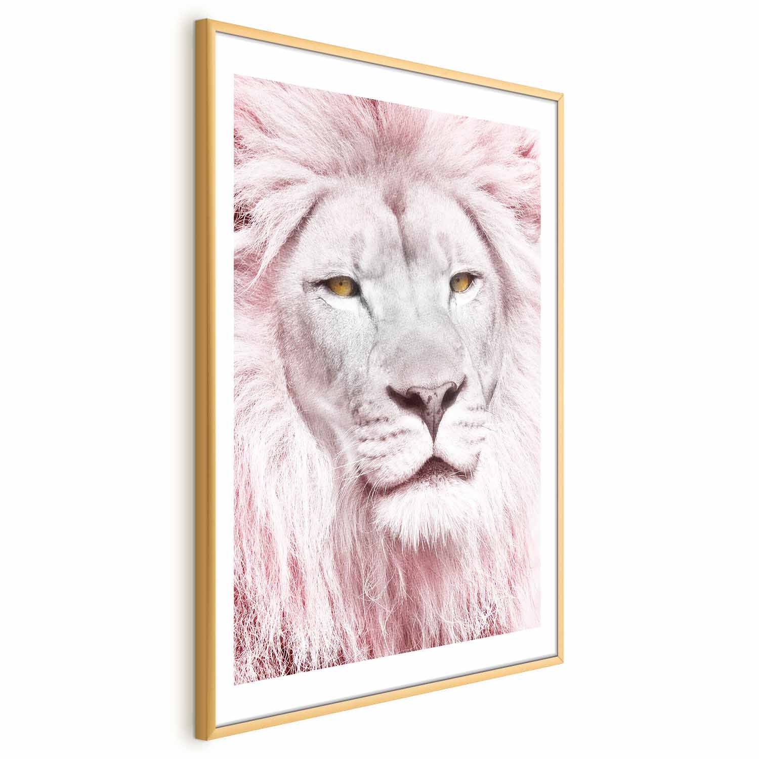 Lion Portrait Animal Poster