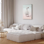 Winter Duck Nature Canvas Print