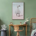 Winter Duck Nature Canvas Print