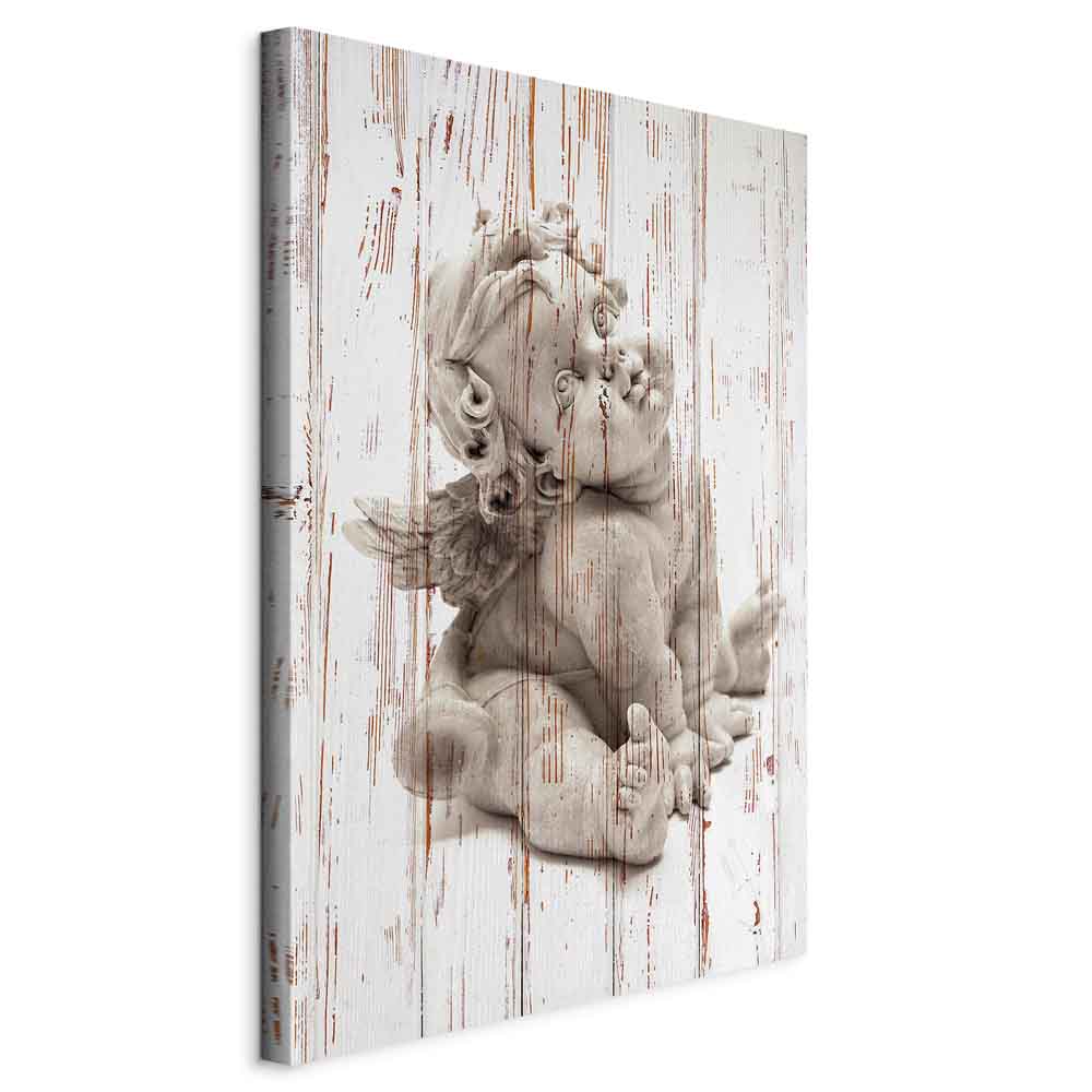 Pensive Cupid Mythology Canvas Print