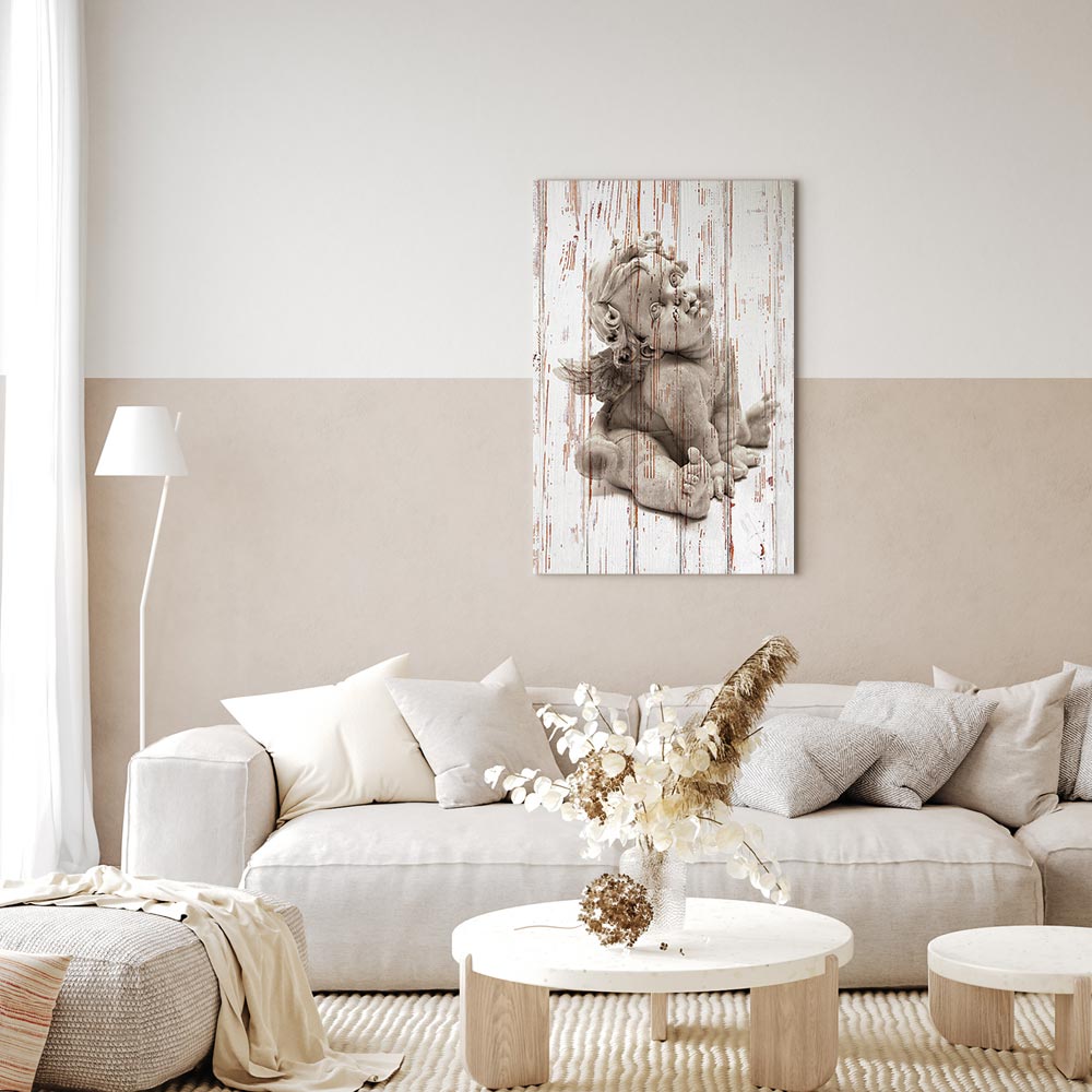 Pensive Cupid Mythology Canvas Print