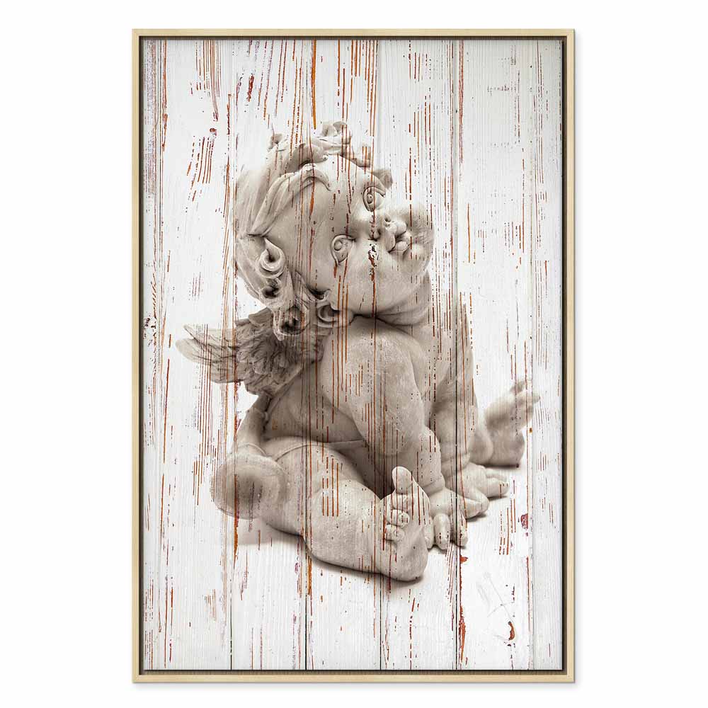 Pensive Cupid Mythology Canvas Print