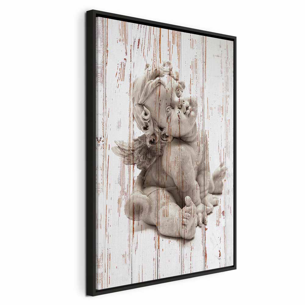 Pensive Cupid Mythology Canvas Print