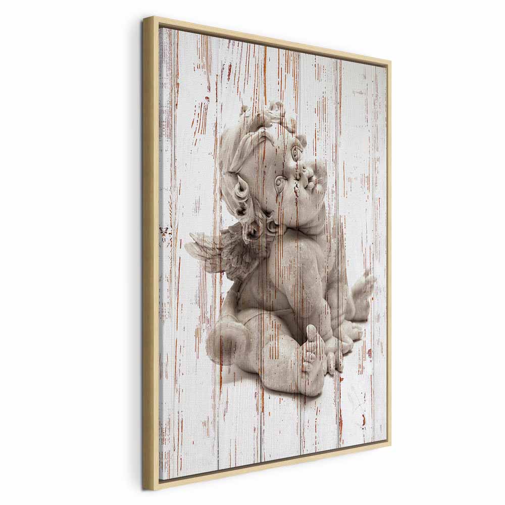 Pensive Cupid Mythology Canvas Print
