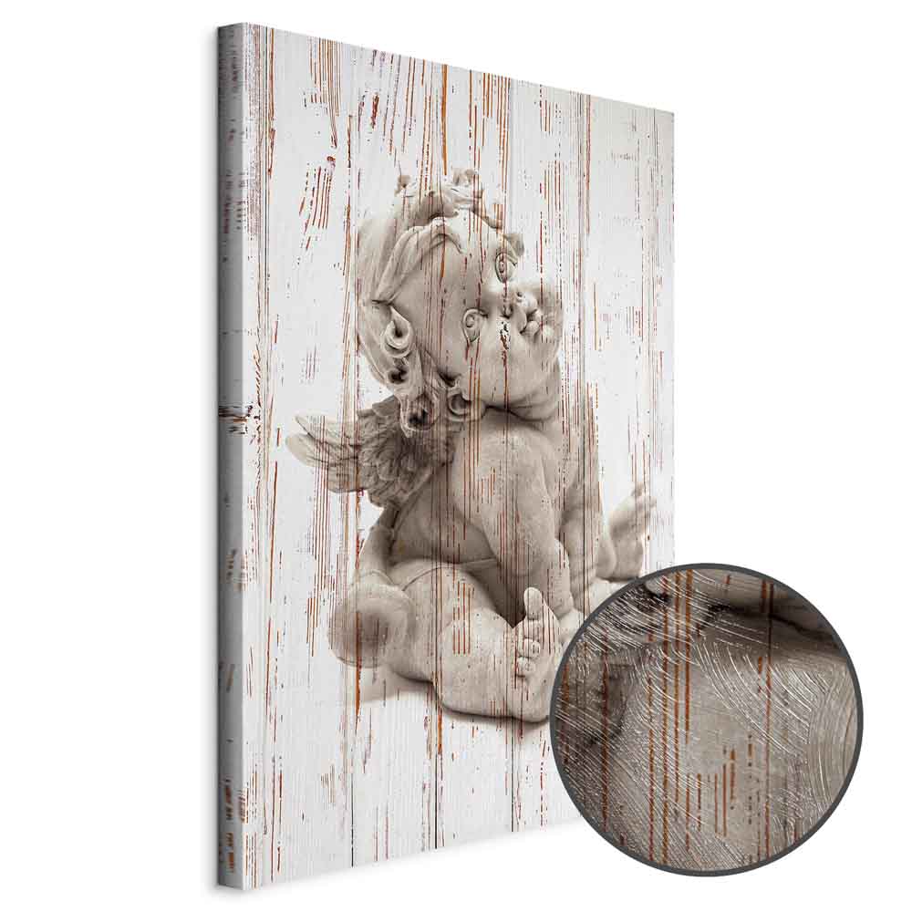 Pensive Cupid Mythology Canvas Print