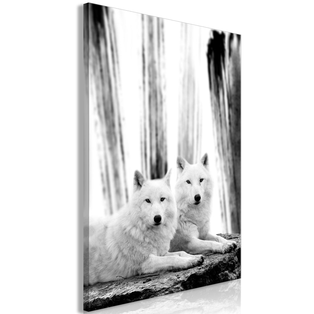 Canvas Print Forest Love Vertical – Animals