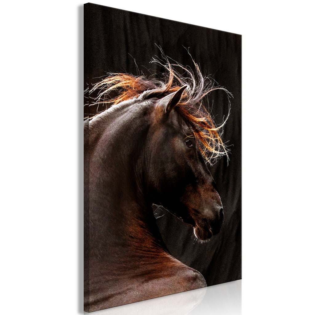 Fiery Wind Canvas Print Vertical 1 Part