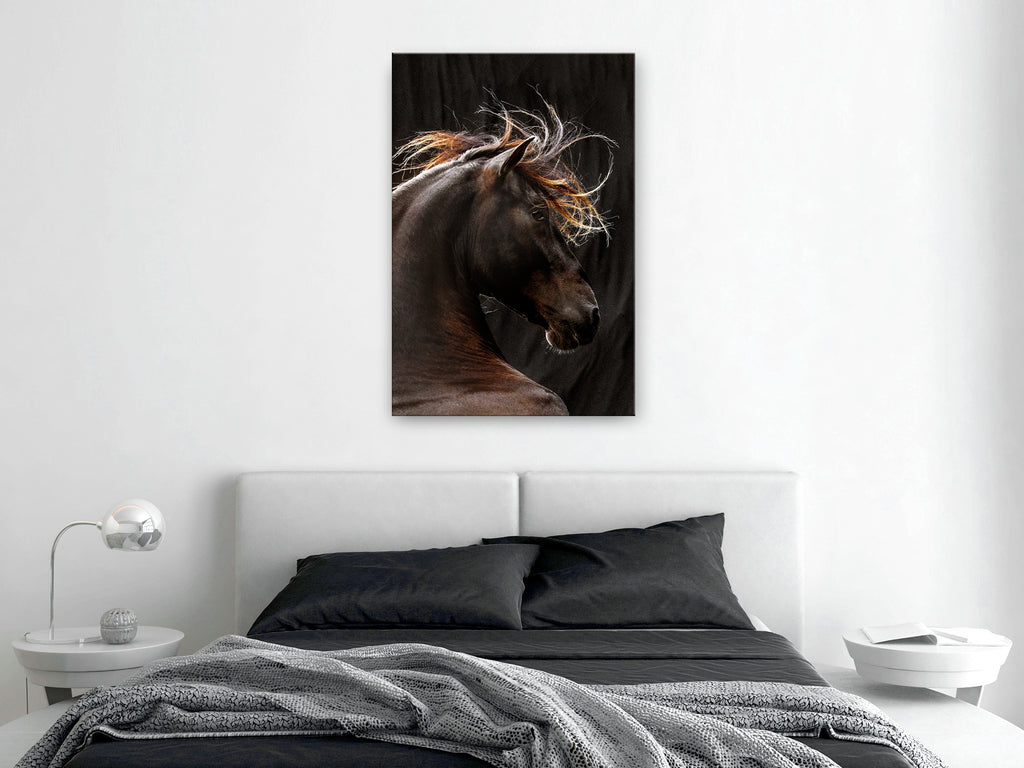 Fiery Wind Canvas Print Vertical 1 Part