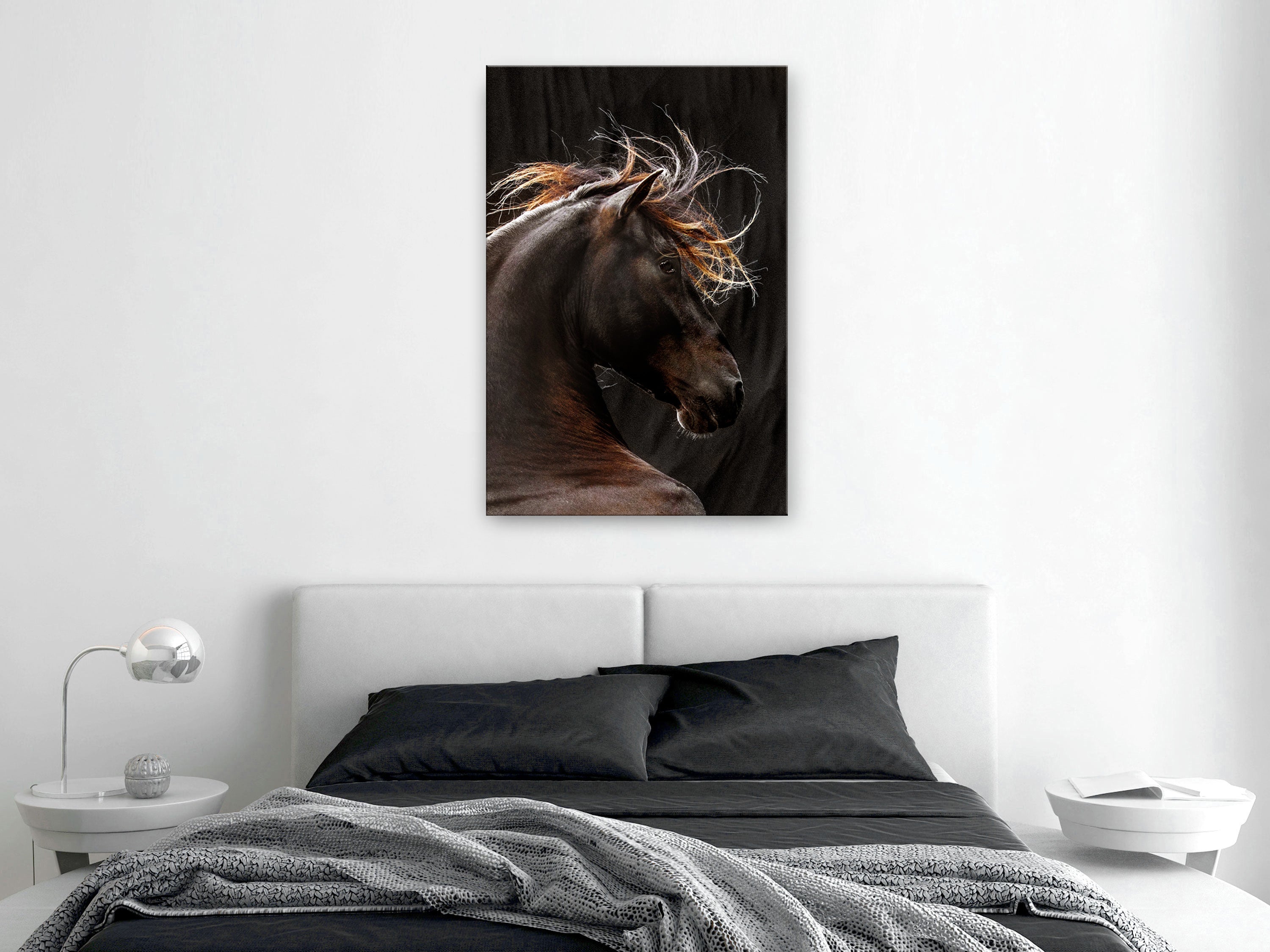 Fiery Wind Canvas Print Vertical 1 Part