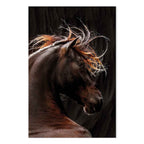 Fiery Wind Horse Nature Canvas Print