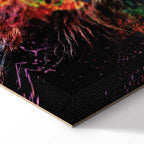 Colorful Crazy Lion Canvas Print