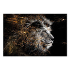 Abstract Lion King Canvas Print