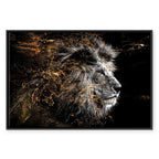 Abstract Lion King Canvas Print