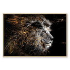Abstract Lion King Canvas Print