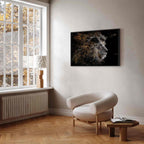 Abstract Lion King Canvas Print