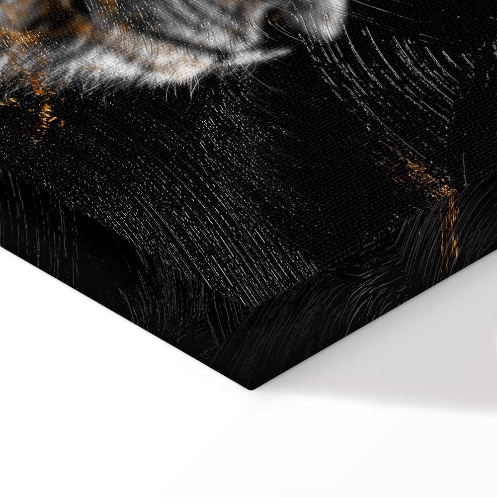 Abstract Lion King Canvas Print