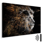 Abstract Lion King Canvas Print