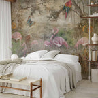 Wild Fauna and Flora Retro Nature Wall Mural