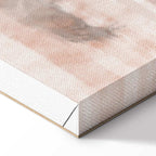 Morning Crane Bird Vertical Canvas Print