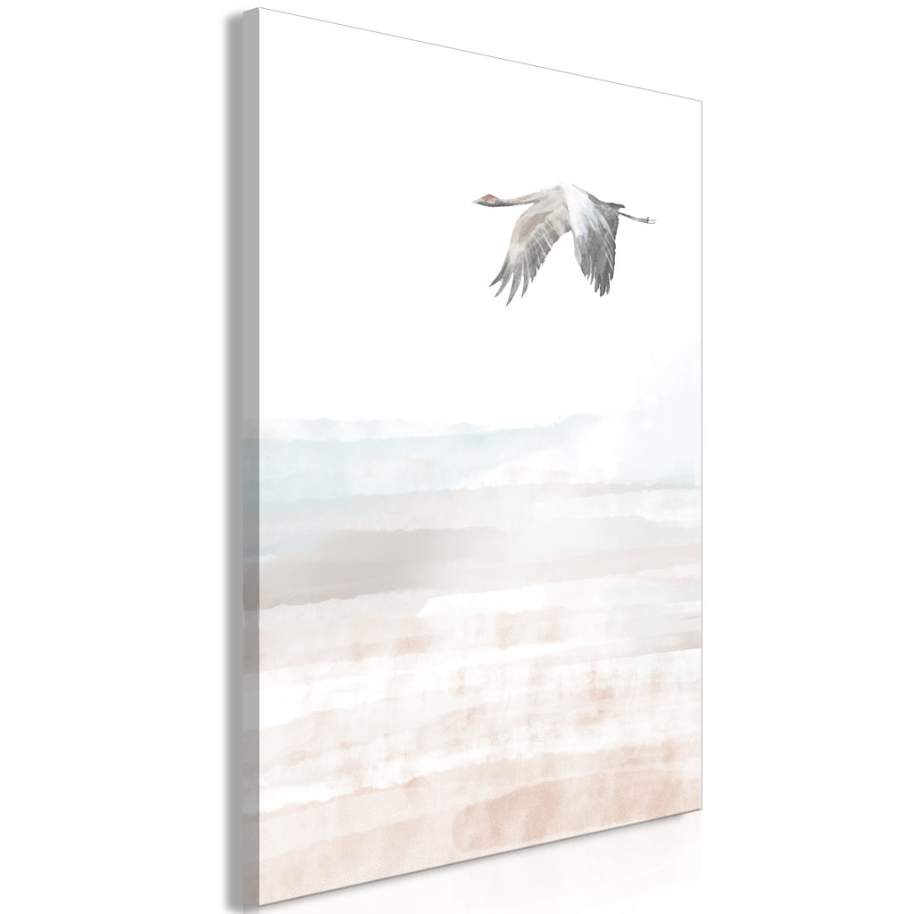Canvas Print Crane's Flight Vertical (1 Part)