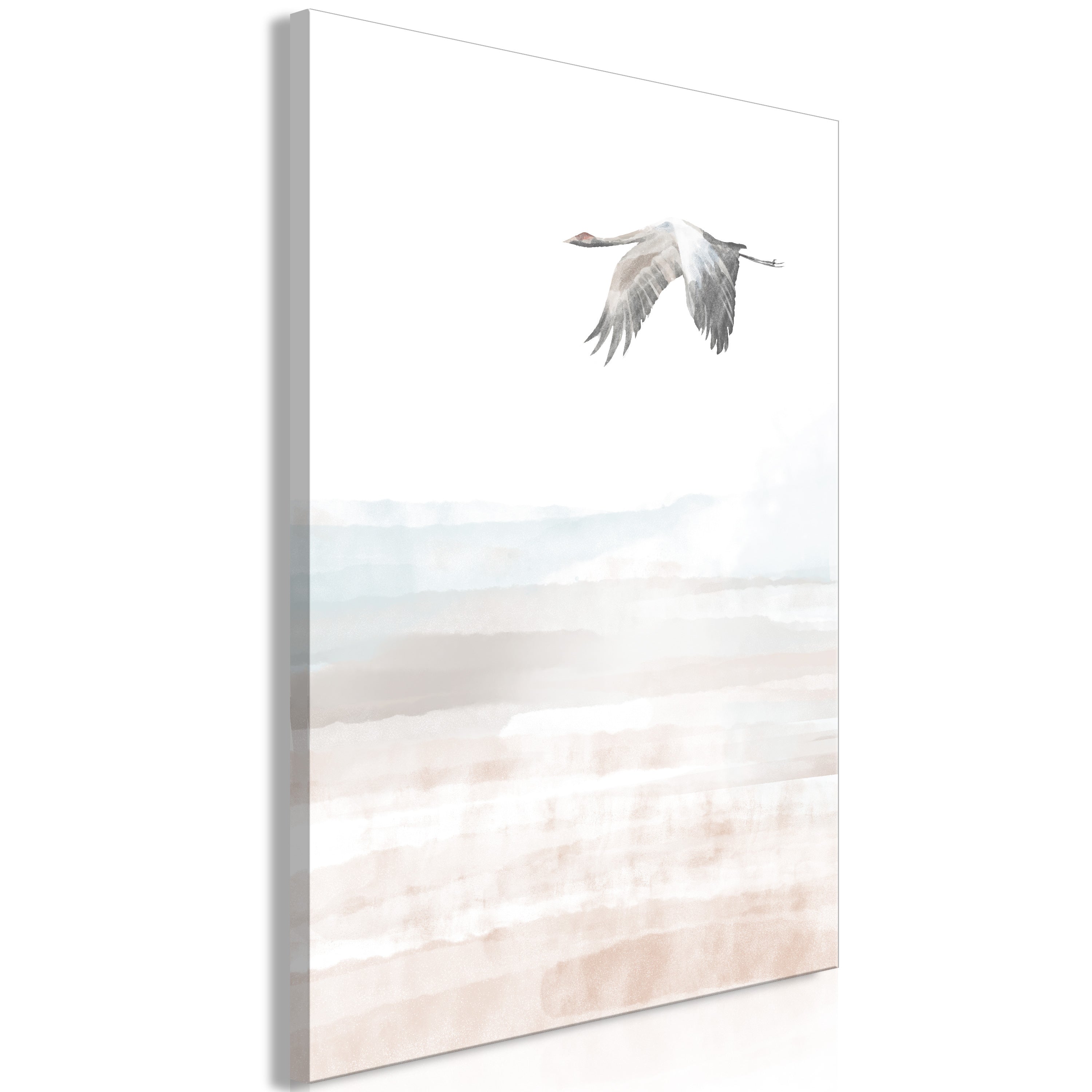 Canvas Print Crane's Flight Vertical (1 Part)