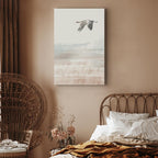 Flying Crane Birds Nature Canvas Print