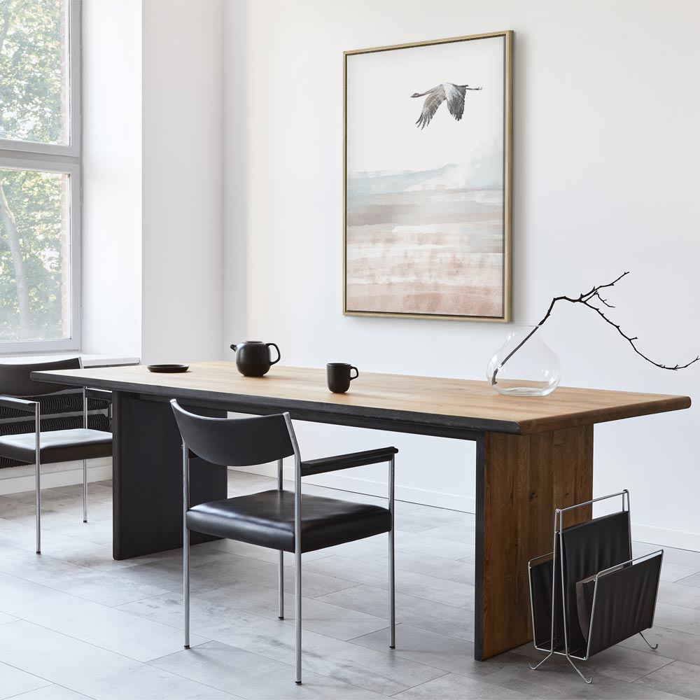 Flying Crane Birds Nature Canvas Print