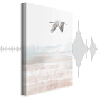 Flying Crane Birds Nature Canvas Print