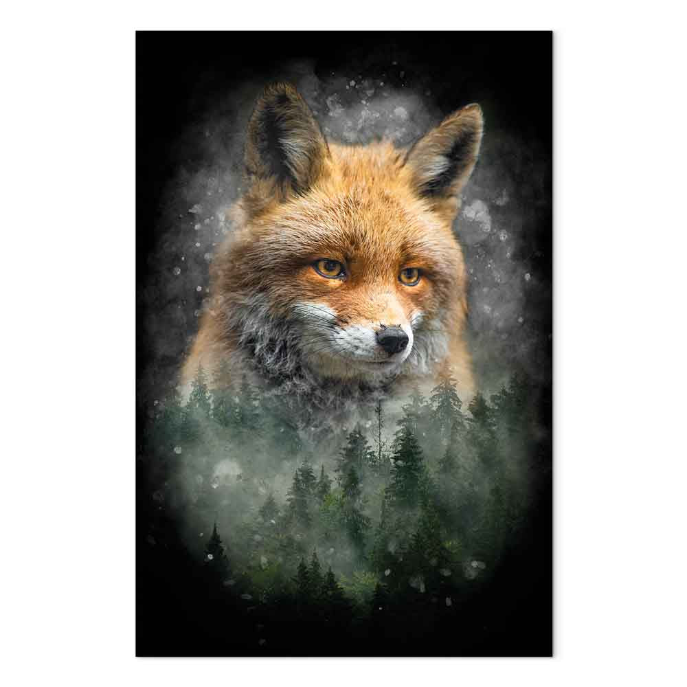 Forest Animals Nature Canvas Print