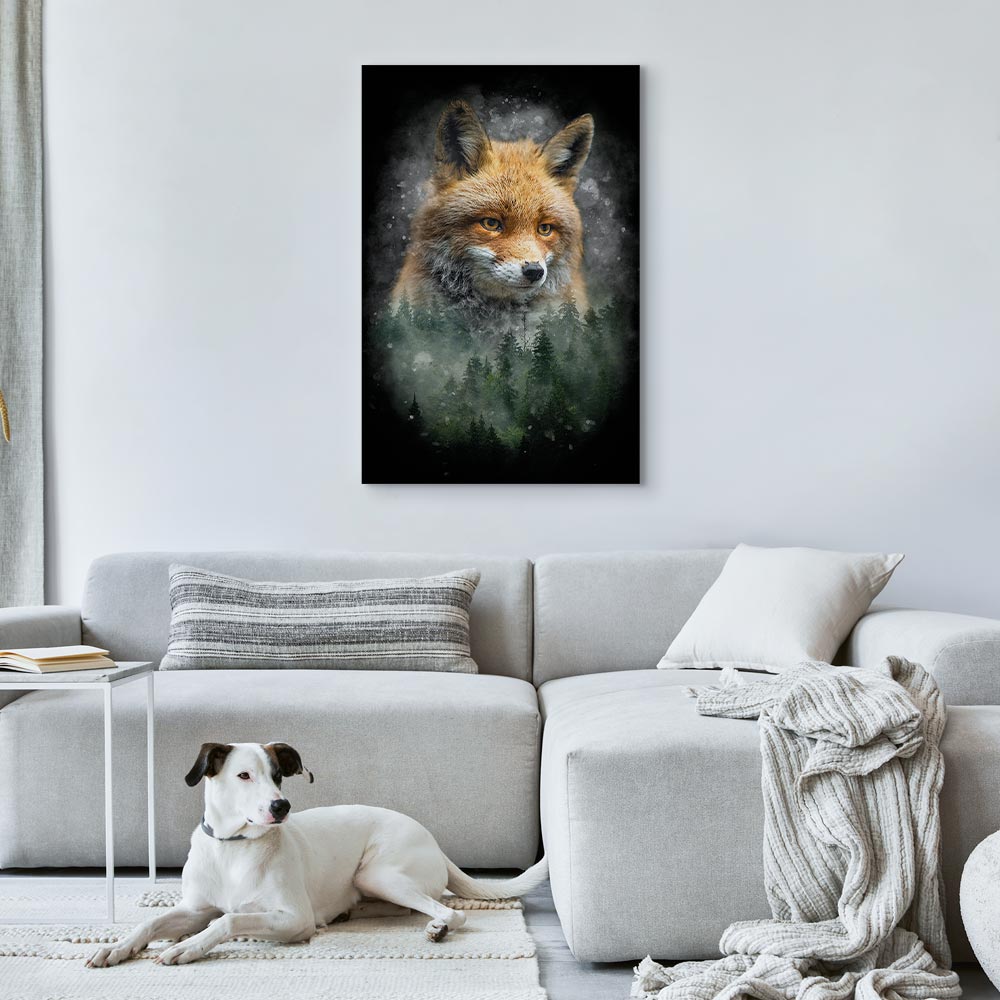Forest Animals Nature Canvas Print
