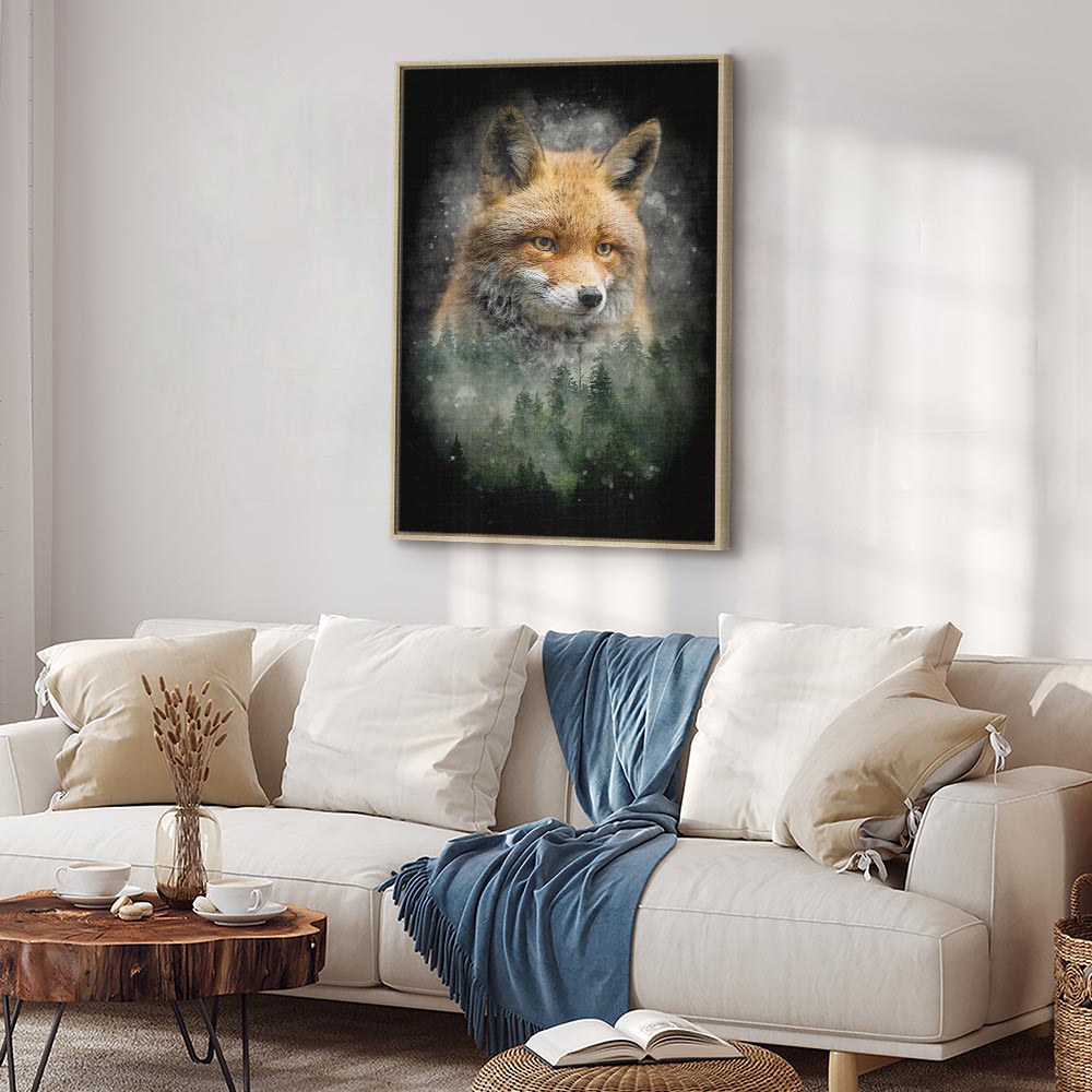 Forest Animals Nature Canvas Print