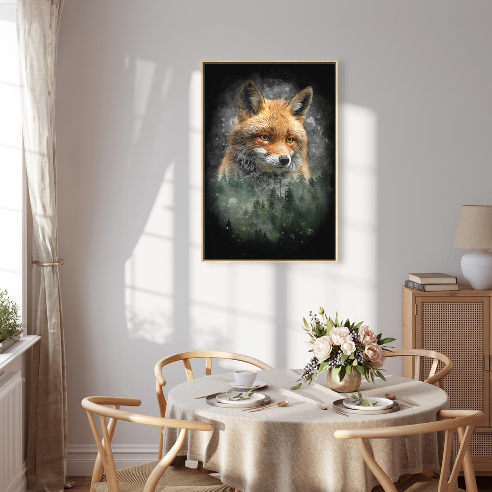 Forest Animals Nature Canvas Print