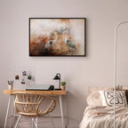 Herons Hunting Nature Canvas Print