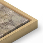 Retro Crane Birds Vintage Canvas Print