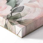 Horse and Roses Floral Canvas Print