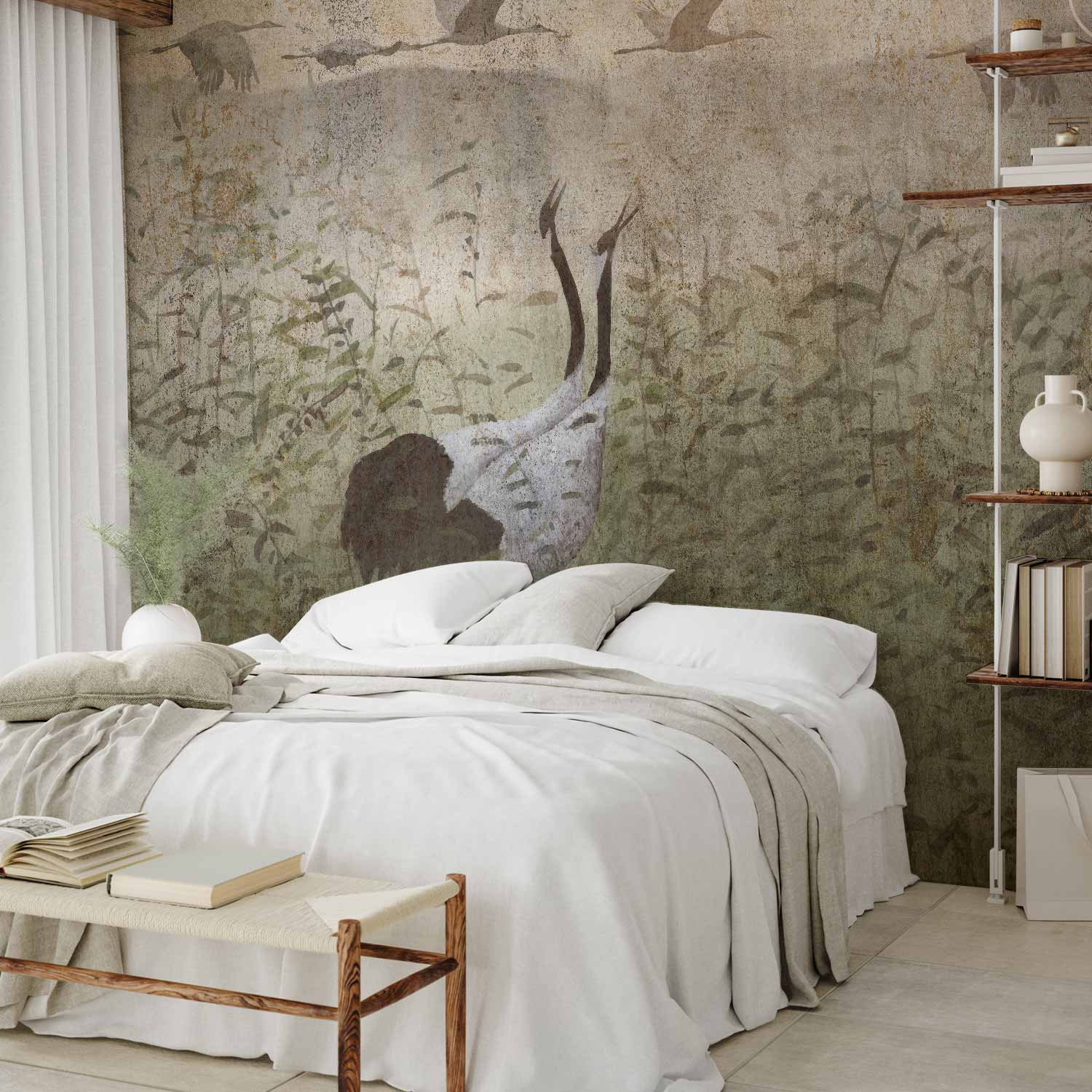 Vintage Bird Nature Wall Mural