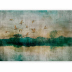 Wandbild Goldene Enten - Tiere