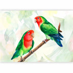 Wall Mural Lovebirds