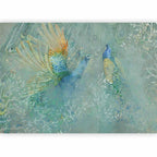 Wall Mural - Peacocks Dancing - Multicoloured