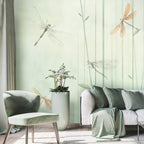 Wall Mural Dragonflies in Meadow