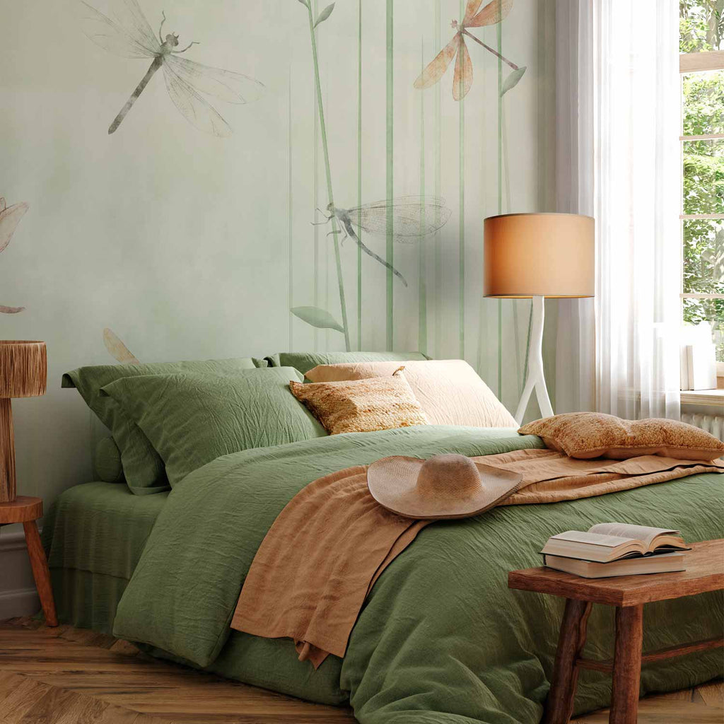 Dragonflies Meadow Nature Wall Mural